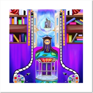 Glass Elevator to Heaven Posters and Art